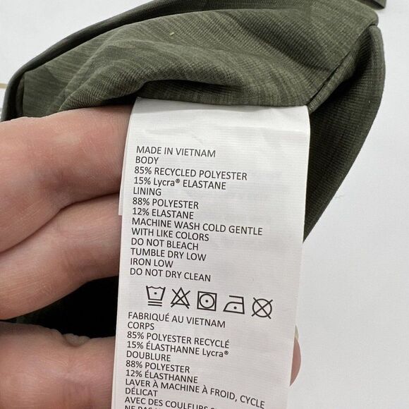 Prana Layna Brami Sage Camo Bra Bralette Size Medium NWT - Picture 3 of 5